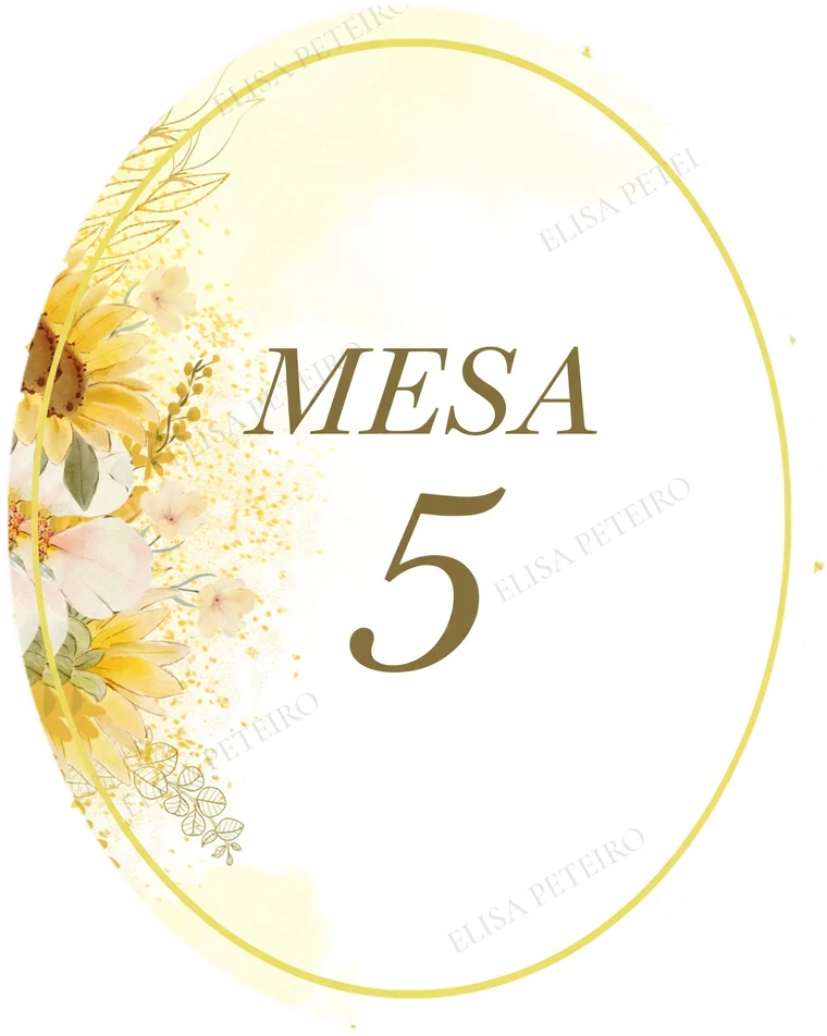 Número de mesa: Mesa 5